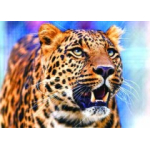 Mona Lisa diamond painting 40x30cm: luipaard